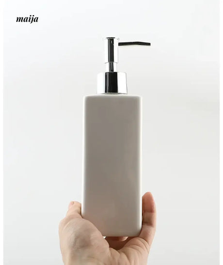 KULE HOME Ceramic Lotion Bottle with Shower Gel Dispenser from KULE HOME