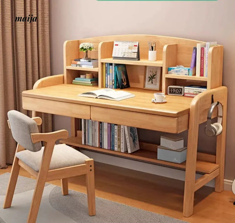 Mabel Adjustable Solid Wood Children's Desk from maija