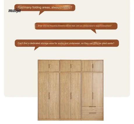 GENJI Donna Solid Wood Wardrobe from GENJI