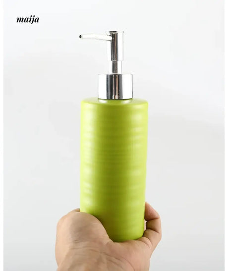 KULE HOME Ceramic Scandinavian Lotion and Shampoo Bottle from KULE HOME