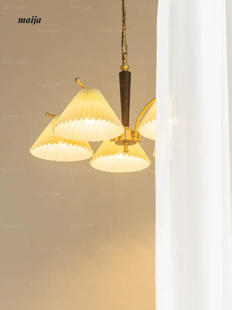 LYNN Japanese Retro Copper Ceiling Lamp from Lynn's Lamp