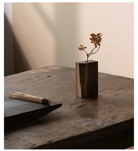 MUMO Ella Solid Wood Vase from MUMO