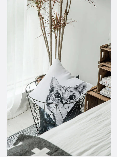 MISTYWOOD Cute Cat Pillow for Bed or Sofa from MISTYWOOD