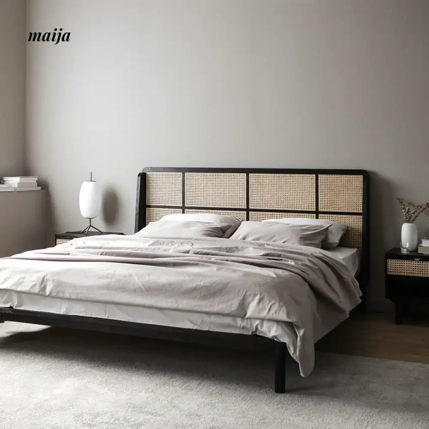 RATTAN CRAFTSMAN Silent Wooden Rattan Bed from RATTAN CRAFTSMAN