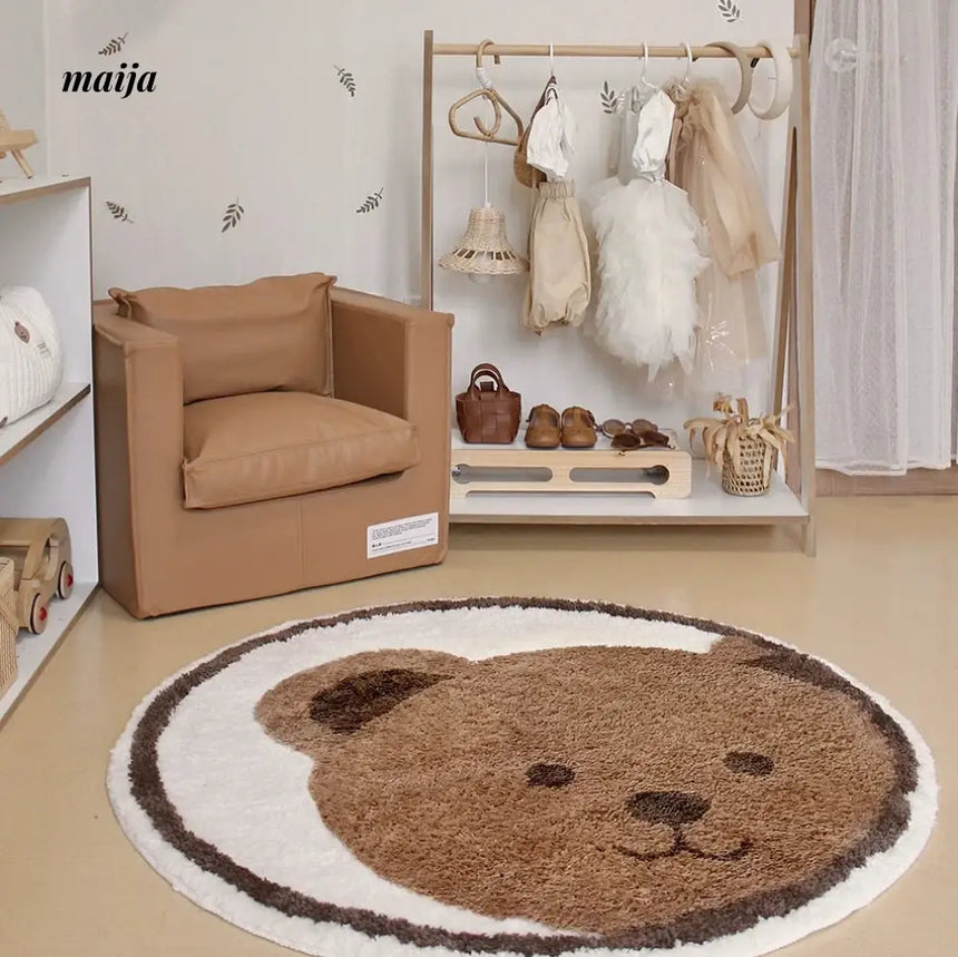 KENZAKI Brown Bear Floor Mat from KENZAKI