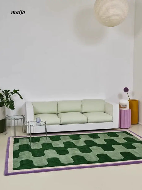TIPTOE Blues Muse Rug from TIPTOE