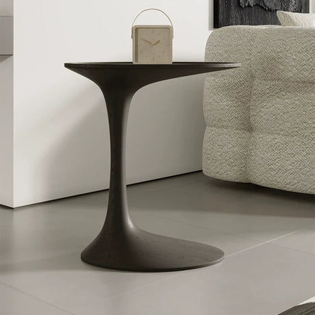 SAMMI Oliver Modern White Wax Wood Side Table from SAMMI