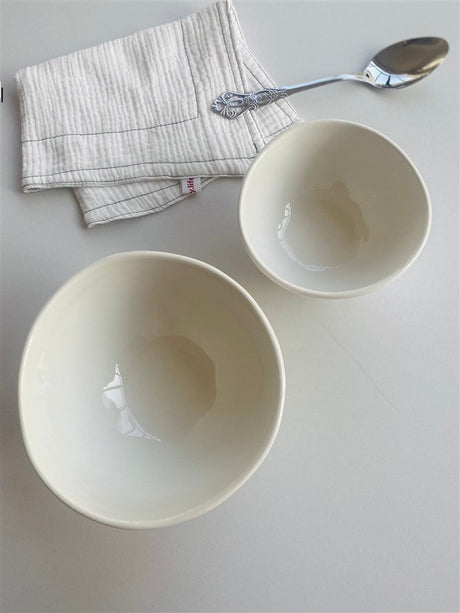 YASUKI Alaric Minimalist Pure White Soup Bowl from YASUKI