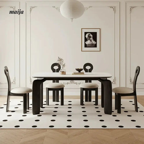 DOSMARS Louis Retro Rock Panel Dining Table from DOSMARS