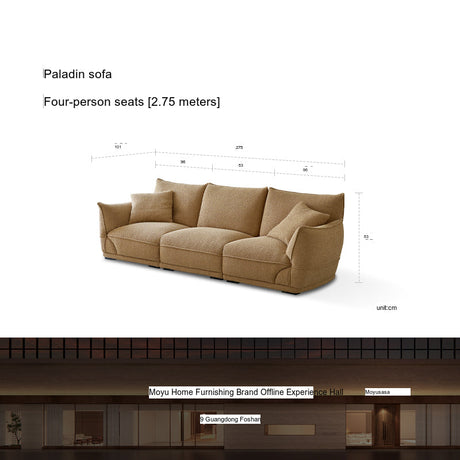 MOYU Isolde Retro Cream Elegant Designer Sofa from MOYU
