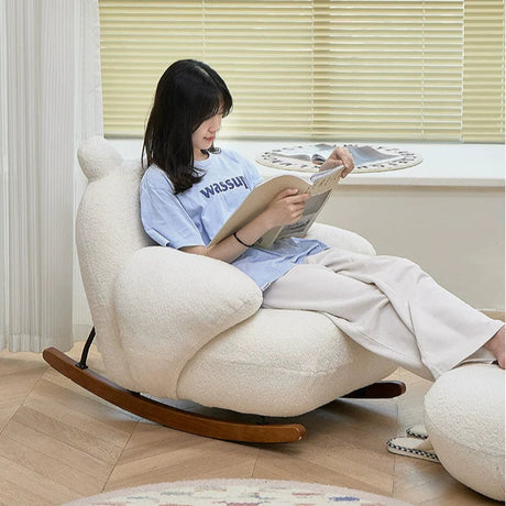 LAZYSPACE Luna Cream Baby Rocker from LAZYSPACE
