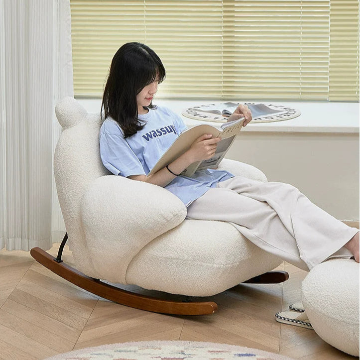 LAZYSPACE Luna Cream Baby Rocker from LAZYSPACE