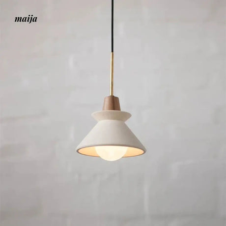 Wiley Conical Resin Pendant Lamp from maija