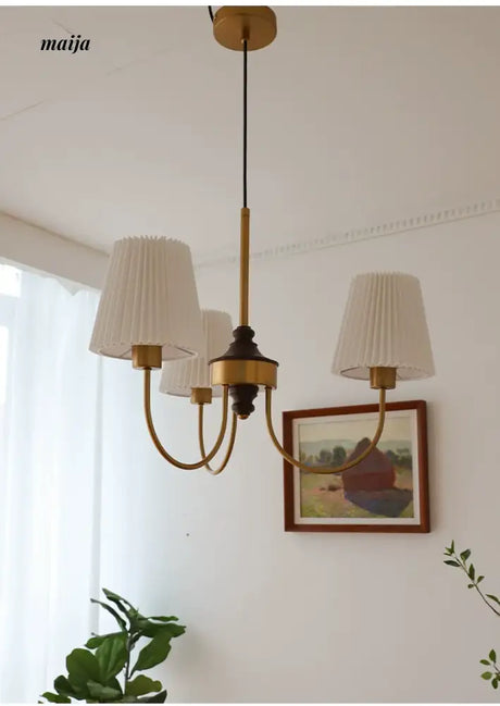 NANCY French Retro Chandelier Modern Bedroom Lamp from NANCY