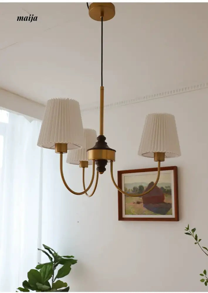 NANCY French Retro Chandelier Modern Bedroom Lamp from NANCY