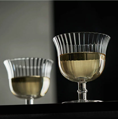 Estelle Moscato Corrugated Wine Glass from RAZEND