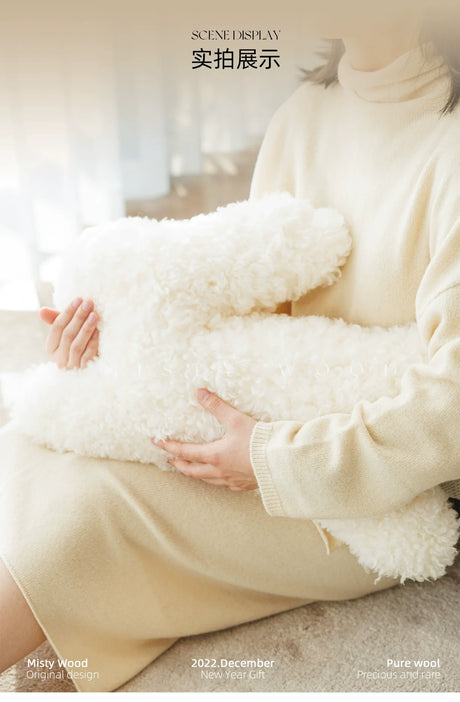 MISTYWOOD Woolen Plush Doll Pillow from MISTYWOOD
