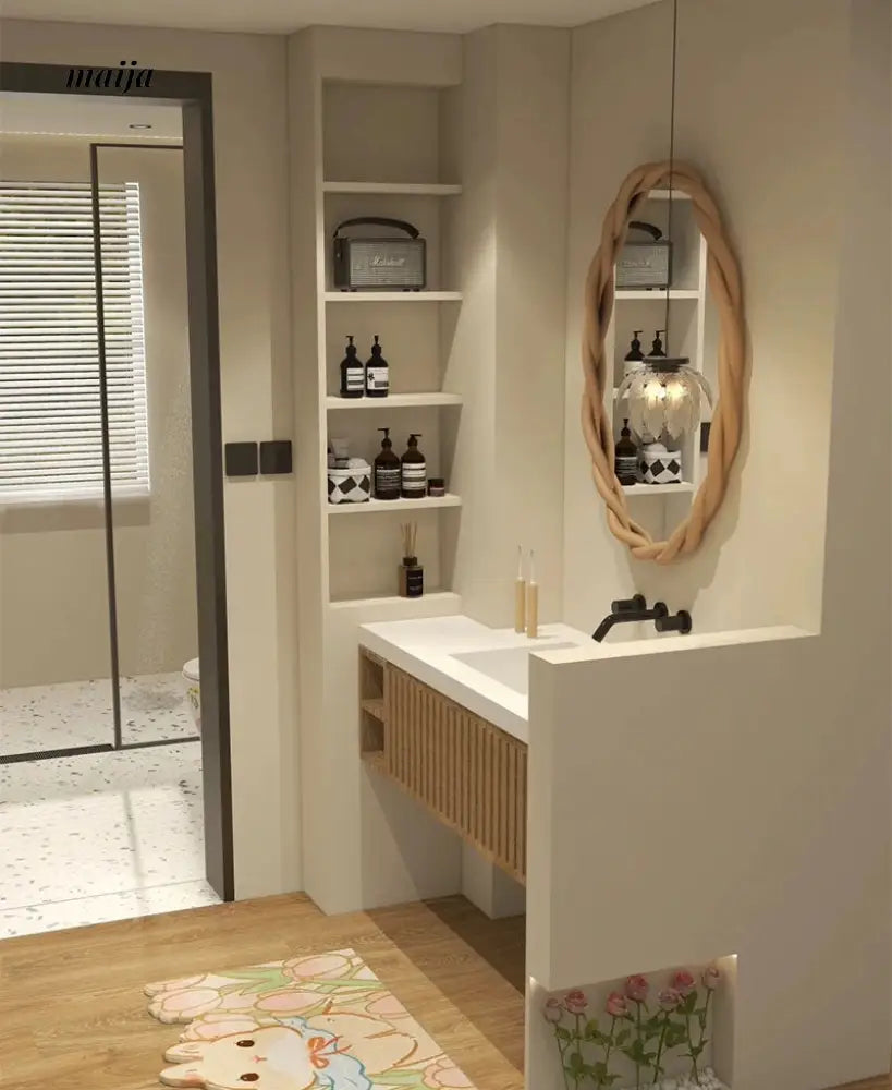 Rope Oval Mirror from maija