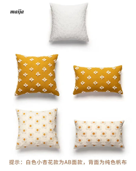 MISTYWOOD Daisy Sunflower Decorative Pillow from MISTYWOOD