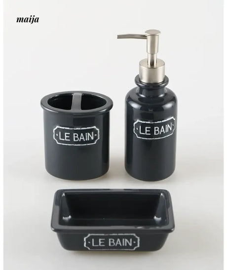 KULE HOME Ceramic Toothbrush Set and Bathroom Cup from KULE HOME