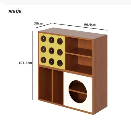 GUJI Solid Wood Chocolate Bean Storage Cabinet from GUJI