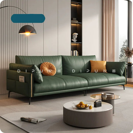 DIPU Stella Italian Pinewood Cowhide Sofa from DIPU