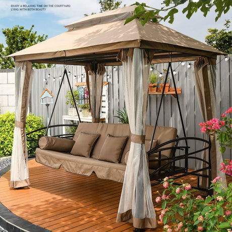 MOJIA Adalyn Hanging Swing Chair for Elegant Garden Seating from MOJIA