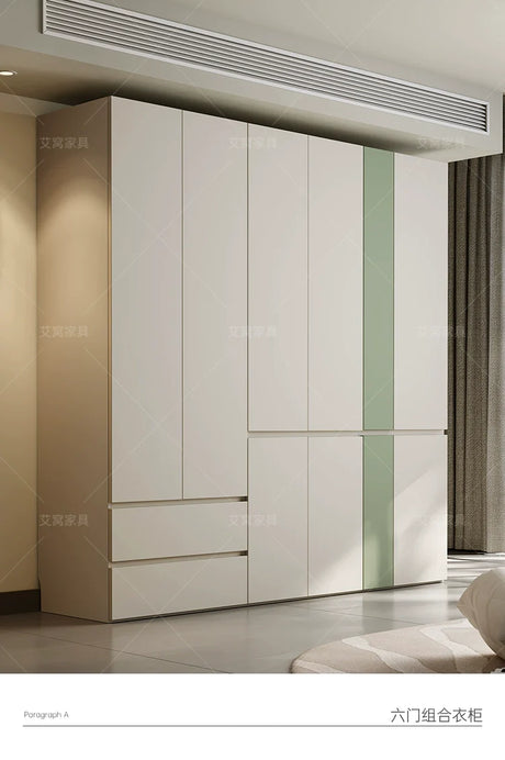 AIWO Odette Cream Ceiling-High Wardrobe for Small Apartments from AIWO