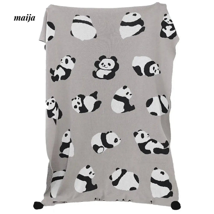MISTYWOOD Cute Woolen Pillow Panda Design from MISTYWOOD