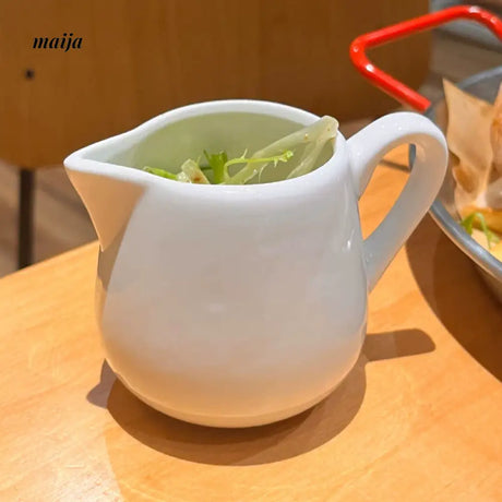 BANKE Ceramic Milk Jar and Condensed Milk Spoon from BANKE