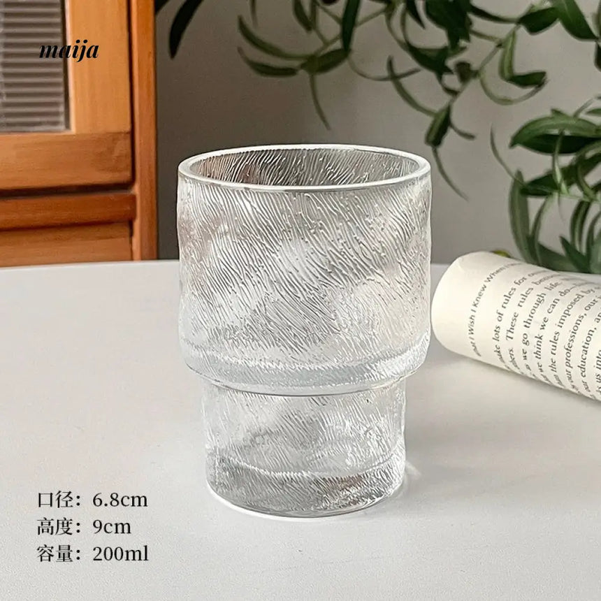 BANKE Vintage Relief Stackable Glass from BANKE