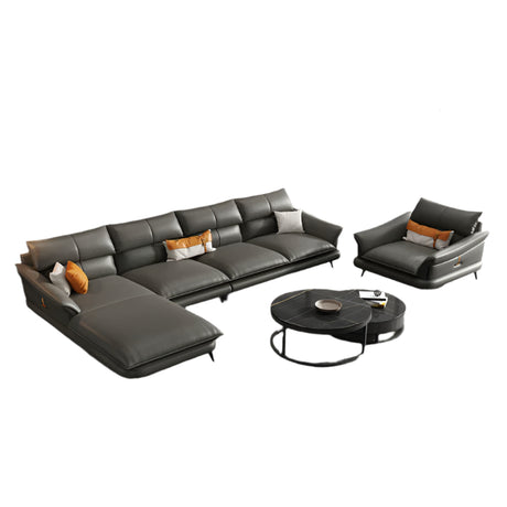 DIPU Karla Modern Cowhide Sofa from DIPU