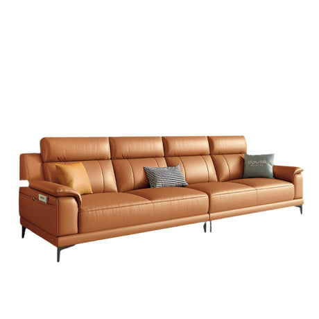 DIPU Tanner Cream Leather Sofa from DIPU