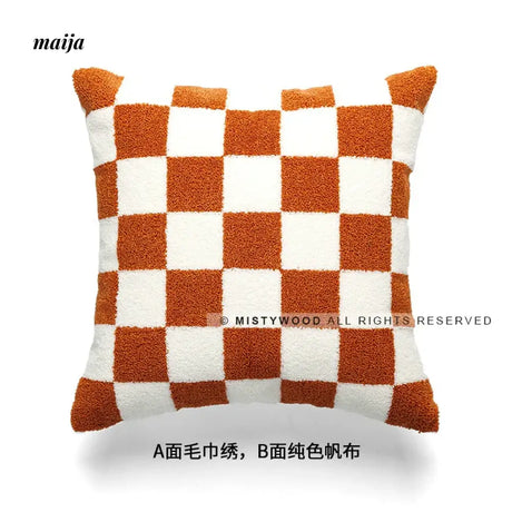 MISTYWOOD Retro Orange Pillow for Bed from MISTYWOOD