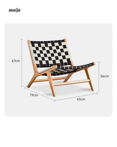19 DREAM SPACE Saddle Leather Lounge Chair from 19 DREAM SPACE