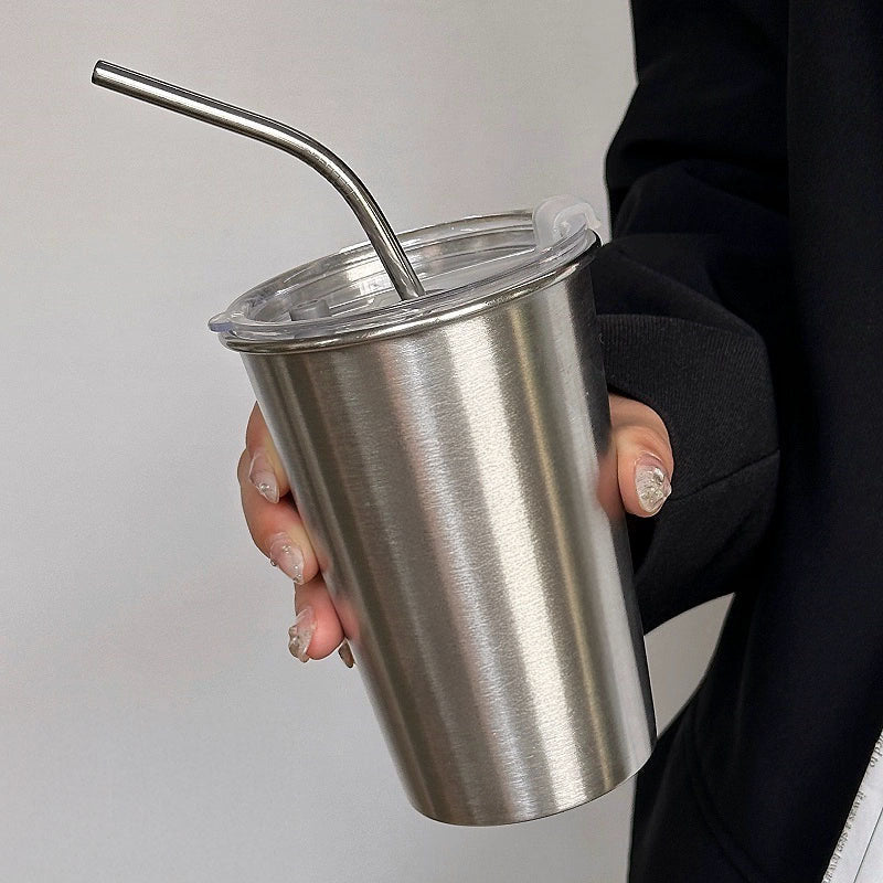 COFFEE FRUIT Capacious Glass Stainless Steel Coffee Metal Cup from COFFEE FRUIT