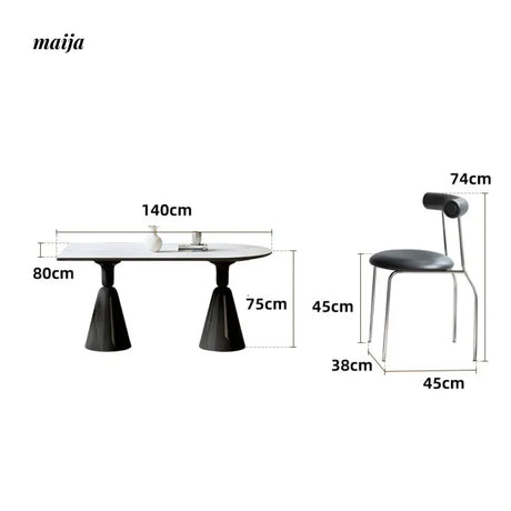 DOSMARS Lucas Small Rock Board Table from DOSMARS