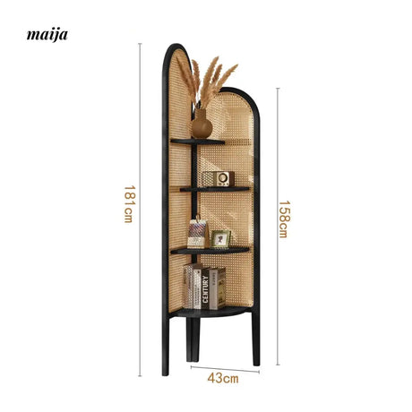 RATTAN CRAFTSMAN Rattan Corner Cabinet from RATTAN CRAFTSMAN
