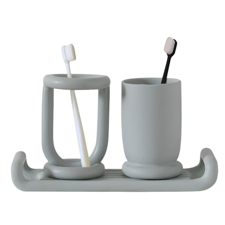 LENYVASEN Celeste Ceramic Bathroom Essentials Set from LENYVASEN