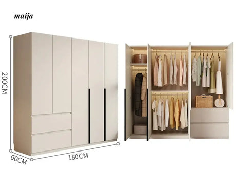 MEIHOUSE Light Luxury Bedroom Large Wardrobe Storage from MEIHOUSE