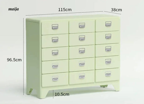 PUMPKIN BOX Japanese Retro Iron Drawer Cabinet from PUMPKIN BOX