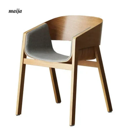 MIKA Armrest Solid Wood Designer Chair from MIKA