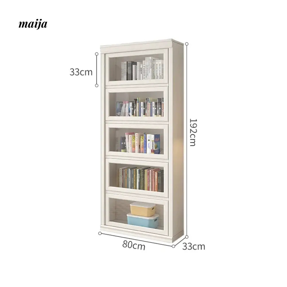 MEIHOUSE Dust-Proof Bookcase Glass Door Standing Cabinet from MEIHOUSE