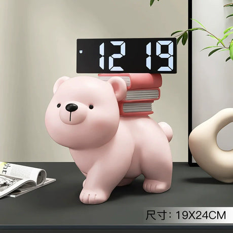 YUNCAN Bella Cream Bear Clock from YUNCAN