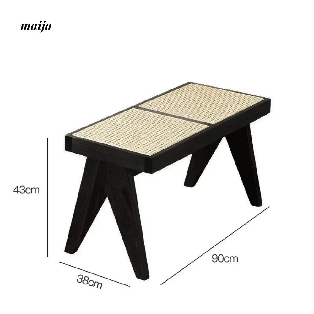 RATTAN CRAFTSMAN Rattan Shoe Stool Bench from RATTAN CRAFTSMAN