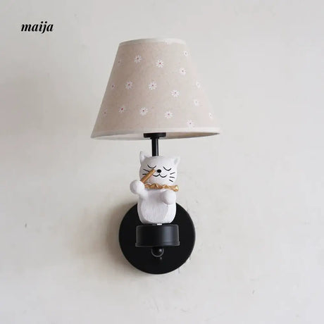 QXWD Cat Conductor Ceiling Lamp Children's Room from QXWD