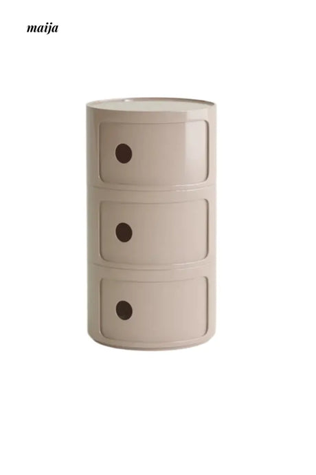 PUMPKIN BOX Round Minimalist Bedside Table from PUMPKIN BOX