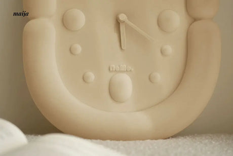 Fuzzy Oval Wall Clock from maija