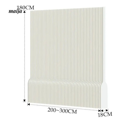 SHIBA Paper Flexible Partition Wall with Ledge from maija