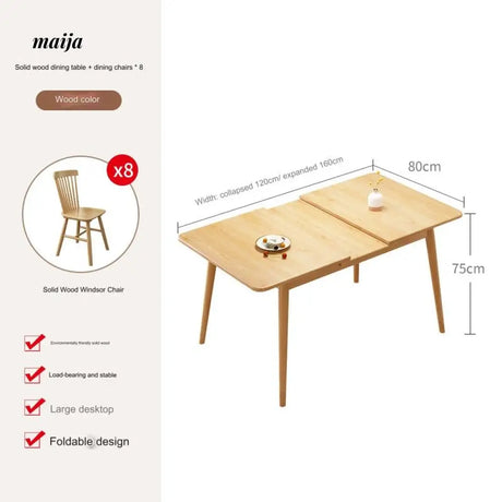 FUYUKI Extendable Dining Table from FUYUKI
